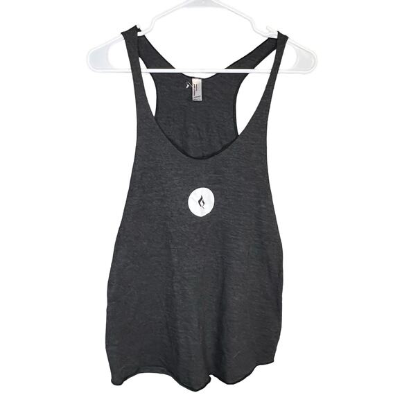 American Apparel Gray Creed Can You Take Me Higher Racerback Workout Shirt Large - Picture 10 of 11